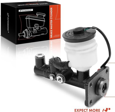 A-Premium Brake Master Cylinder with Reservoir and Sensor Compatible with Toyota Vehicles - 4Runner 1984-1988, Pickup 1979-1988, 2.4L - Replace# 4720135470, 4720135360 in Saudi Arabia