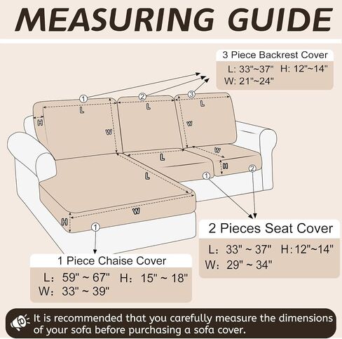 Arfntevss Velvet Striped Sectional Couch Covers L Shape Sofa Cushion Covers with Chaise Stretch Seat Slipcover Anti-Slip Magic Soft Protector (2 Seat Covers 3 Backrest Cover 1 Chaise, Dark Gray) in Saudi Arabia