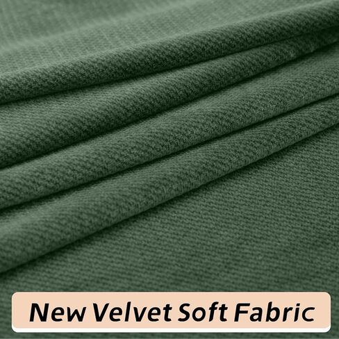 Arfntevss Velvet Striped Sectional Couch Covers L Shape Sofa Cushion Covers with Chaise Stretch Seat Slipcover Anti-Slip Magic Soft Protector (2 Seat Covers 3 Backrest Cover 1 Chaise, Dark Gray) in Saudi Arabia