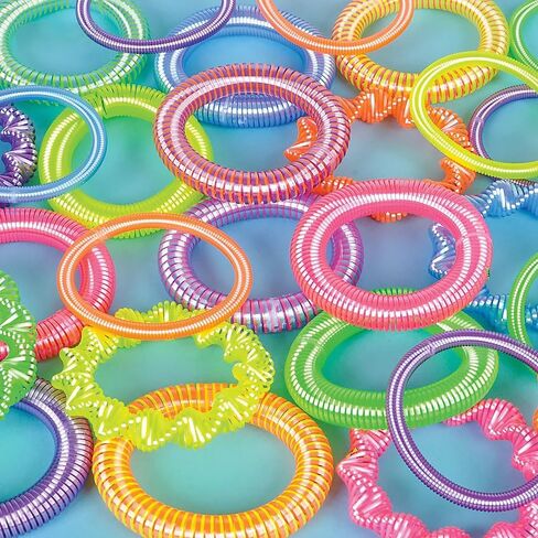 Rhode Island Novelty 72 PC COIL SPRING BRACELETS in Saudi Arabia