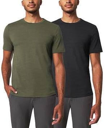 Mondetta Men's 2 Pack Short Sleeve Active Performance Tees in Saudi Arabia