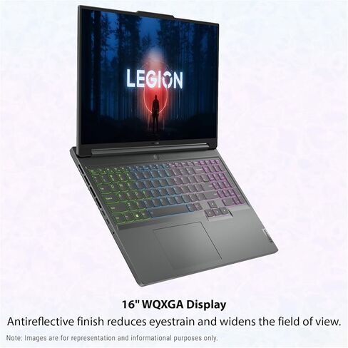 Lenovo Legion Slim 5 Gen 9 Laptop, AMD Ryzen 7 7735HS, 64 GB DDR5 Ram, 2 TB PCle SSD, 16" WQXGA (2560x1600), Nvidia Geforce RTX 4070, W11 Home in Saudi Arabia