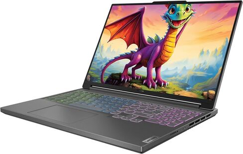 Lenovo Legion Slim 5 Gen 9 Laptop, AMD Ryzen 7 7735HS, 64 GB DDR5 Ram, 2 TB PCle SSD, 16" WQXGA (2560x1600), Nvidia Geforce RTX 4070, W11 Home in Saudi Arabia