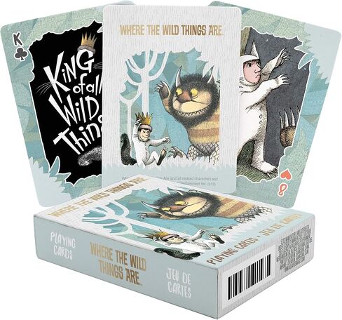 AQUARIUS Where The Wild Things Are Playing Cards - WTWTA Themed Deck of Cards for Your Favorite Card Games - Officially Licensed WTWTA Merchandise & Collectibles in Saudi Arabia