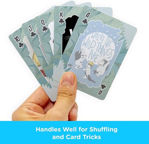 AQUARIUS Where The Wild Things Are Playing Cards - WTWTA Themed Deck of Cards for Your Favorite Card Games - Officially Licensed WTWTA Merchandise & Collectibles in Saudi Arabia