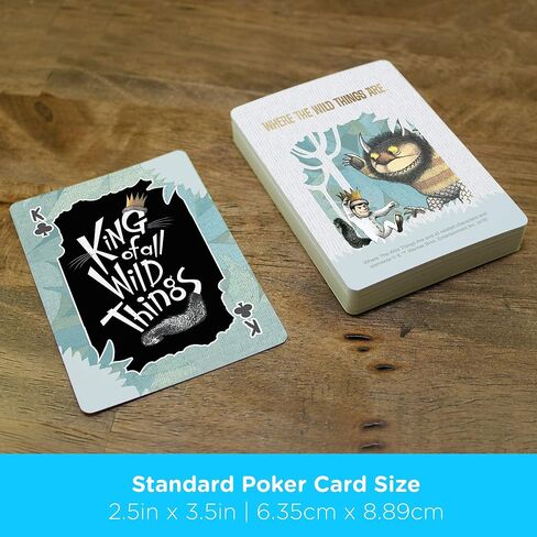 AQUARIUS Where The Wild Things Are Playing Cards - WTWTA Themed Deck of Cards for Your Favorite Card Games - Officially Licensed WTWTA Merchandise & Collectibles in Saudi Arabia