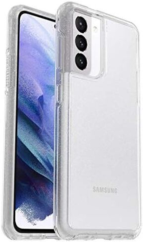 OtterBox Symmetry Clear Case for Samsung Galaxy S21 5G, Shockproof, Drop Proof, Protective Thin Case, 3X Tested to Military Standard, Antimicrobial Protection, Stardust in Saudi Arabia