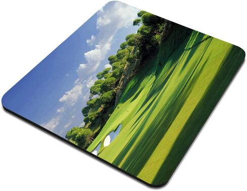 Gaming Mouse Pad Custom for Home and Office, Modern Gold Square Design for Men Women Non-Slip Rubber Mouse Pad for Computers Desktops, PC, Laptop in Saudi Arabia