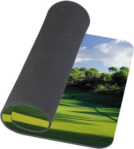 Gaming Mouse Pad Custom for Home and Office, Modern Gold Square Design for Men Women Non-Slip Rubber Mouse Pad for Computers Desktops, PC, Laptop in Saudi Arabia