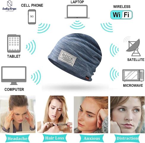 EMF Protection Beanies Cap,Unisex Faraday Hat,Microwave Radiation Blocking Stretch Cap in Saudi Arabia
