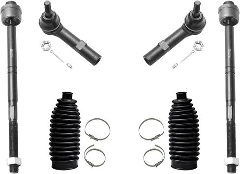 أطراف قضيب ربط داخلي وخارجي من WEIZE، مناسبة لسيارة Chevy Silverado 1500 2007-2013، Escalade 2007-2009، GMC Yukon Sierra 2007-2013، Suburban 1500 2007-2013، مجموعة من 4 ES800223 EV800084 in Kuwait