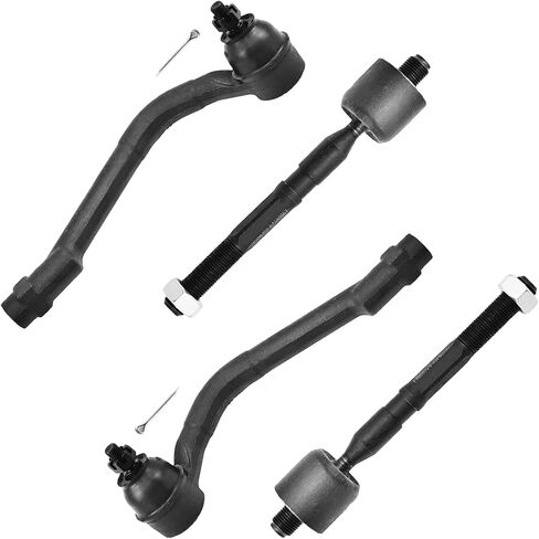 ASTARPRO - Front Inner & Outer Tie Rod End Replacement for Hyundai Azera Sonata Kia Optima Excluding Hybrid - 4pc Set in Saudi Arabia