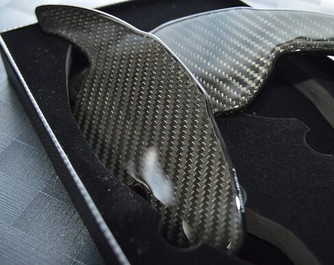 Real Carbon fiber Steering Wheel Paddle Shifter Extensions for Audi R8 2016-2018 RS3 2017-2018 RS4 2018 RS5 2017-2018 TT RS 2016-2018 in Saudi Arabia