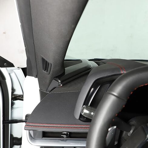 CHEAYAR Steering Wheel Button Frame Cover Compatible with Chevrolet Corvette C8 2020-2023, Car Steering Wheel Panel Protection Frame Molding Trim, Carbon Fiber Pattern Accessories in Saudi Arabia