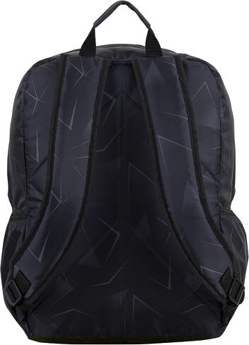 Eastsport Carry On Travel Weekender Backpack with Extra Large Main Compartment, Black Geometric Print in Saudi Arabia