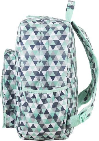 Eastsport Carry On Travel Weekender Backpack with Extra Large Main Compartment, Black Geometric Print in Saudi Arabia
