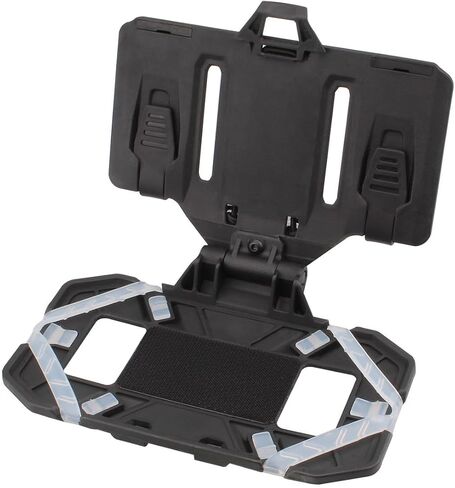 Plate Carrier Vest Attachments Universal Phone Chest Mount for Screen Size 4.7"-6.7" Foldable Navigation Cellphone Board Holder -Black in Saudi Arabia