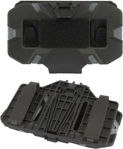 Plate Carrier Vest Attachments Universal Phone Chest Mount for Screen Size 4.7"-6.7" Foldable Navigation Cellphone Board Holder -Black in Saudi Arabia