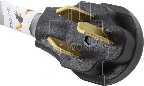 موصلات التيار المتردد 1.5FT EVSE 30 AMP 3Prong NEMA 10-30P قابس مجفف إلى 50 أمبير سلك محول السيارة الكهربائية لتيسلا، صغير in Kuwait