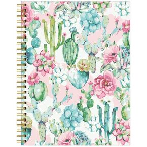 Spiral Journal Notebook for Women,A5 College Ruled Notebooks 6"x 8.4", 120 Pages Lined Journal with Premium Thick Paper,Perfect for School Office Home Gifts(Foggy Mountains Landscape)