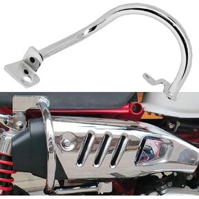 Chrome Exhaust Crash Bar Guard Protector Compatible with Monkey 125 Z125 (2018-2024)