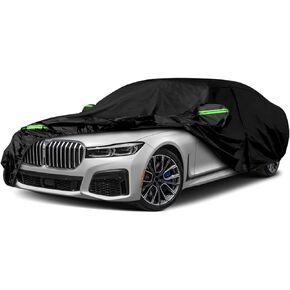 Waterproof Car Cover Replace for BMW 8 Series 2019-2024, 210T Custom-Fit Car Protector with Night Reflective Strips for Snow Rain Dust Protection(850i xDrive 840i G14/G15)