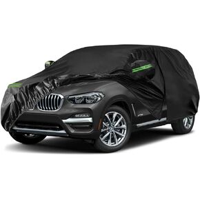 غطاء سيارة مقاوم للماء بديل لسيارة BMW 8 Series 2019-2024، 210T واقي سيارة مخصص مع شرائط عاكسة ليلية لحماية غبار المطر الثلجي (850i xDrive 840i G14/G15)
