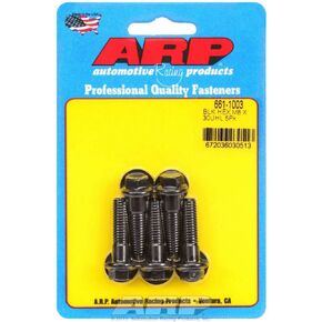 ARP 8mm x 1.25 x 30mm 6pt Bolt Kit - 5pk