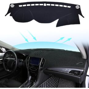 Dash Cover Mat for Hyundai Sonata 2014 2013 2012 2011 Sonata Dashboard Cover Mat Interior Accessories Nonslip Dash Board Protector Mat Sunshade Anti Glare Pad Carpet