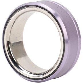 Health Tracker Ring, Step Counting Smart Ring Purple Lightweight Waterproof for Fitness