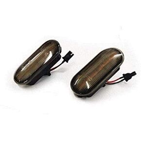 1 Pair Sequential LED Side Marker Light (Smoke Lens) for VW MK4 GTI R32 Golf Jetta Bora B5 B5.5 Passat