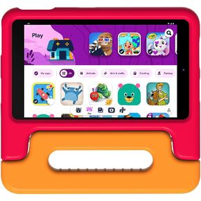 Nokia T10 Kids Edition | Included Case | Android 12 | 8-Inch Screen | Tablet | US Version | 4/64GB | 8MP Camera | Orange/Red