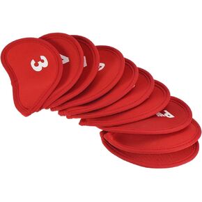 PATIKIL Golf Club Iron Head Covers, Number Tag Waterproof Protection Sleeve for Outdoor Sport