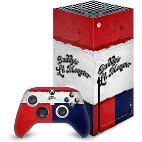 Head Case Designs Officially Licensed Suicide Squad 2016 Harley Quinn Poster Graphics Vinyl Sticker Gaming Skin Decal Cover Compatible with Xbox Series X Console and Controller Bundle