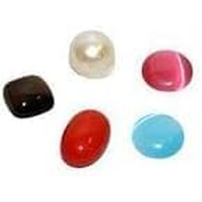 Panchratan for Pooja, Navgrah Shanti Pooja, Panchrattan Stone Pack of 5 Pooja Stones Navgrah Shanti poojan Samagri/Items (Standard Size)