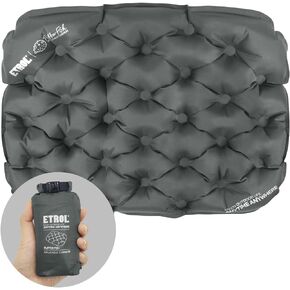Inflatable Seat Cushion,Portable Lightweight Travel Air Sitting Pad - 17.3''x13.4''x2'',Moisture and Water Resistant Camping Chair Mat for Outdoor Office Stadium Bleacher Airplane Car