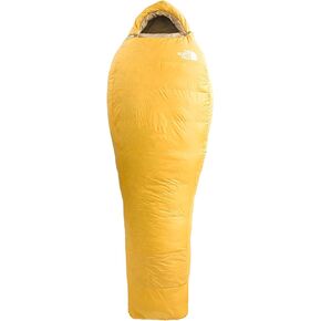 The North Face Trail Lite Down 35°F/2°C Sleeping Bag Long Right Hand, Tnf Yellow/Khaki Stone