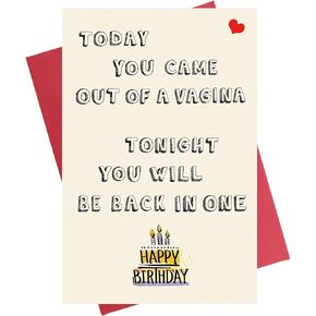 Funny Birthday Card for Him | Birthday Card for Boyfriend Beau | Cheeky Naughty Birthday Card for Husband Fiance…