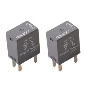 2Pcs 12088567 Multi Purpose Relay 4-Pin Fuse Relay 13502679 D1786C High Power 4 Terminal Relay Compatible with G M 15-8707 RY601 1R1056 36008 22867702