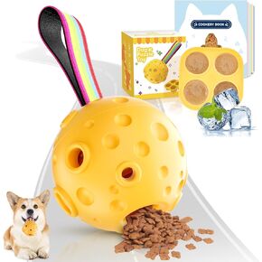 Dog Toys,Freezbone Interactive Dog Toys with Freezable Tray,Dog Chew Toys DIY Dog Treat with E-Cook Book,Pet Friendly Dog Puzzle Toy,Reduces Anxiety Dog Toy for in/Outdoor in Kuwait