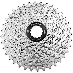 SunRace Unisex's CSM989 Cassette, Silver, 11-36 Tooth