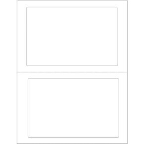 200 Self Adhesive 7" x 4.5" Round Corner Perforated Blank Shipping Labels 2 Per Sheet 100 Sheets
