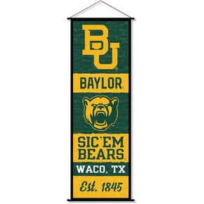 Baylor Bears Banner and Scroll Sign