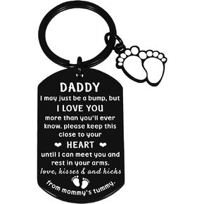 New Dad Gifts, Pregnancy Announcement, First Time Dad Gifts, New Dad Gifts for Men, Father S Day Keychian, Gender Reveal Gifts, New Parents Gifts, Dad Daddy Father to Be Gifts, Gifts for New Girl Dad