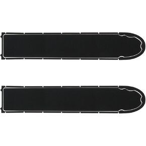2PCS Waterproof Ring Seal Bottom Plate Protection Bottom Battery Cover for Electric Scooter Replacement Accessories Black