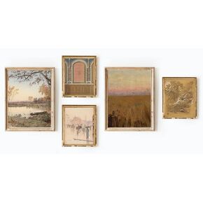 Large Abstract Wall Decor - Eclectic Home Decor Gallery Wall Art, Colorful Home Decor Abstract Minimalist Wall Art, Matisse Eclectic Decor Set 6, Famous Artists Poster (12X16 in UNFRAMED)