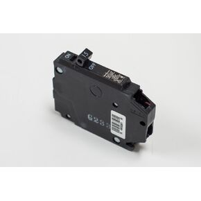 General Electric THQP125 Circuit Breaker, 25A, 1P, 10Ka, 120Vac