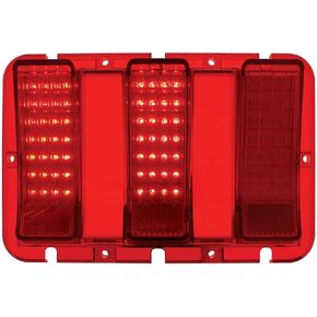 United Pacific 110106 Bright 84 LED Sequential Tail Light for 1967-68 Mustang, Injection Molded Lens, Sealed Electronics, 1157 Plug – ONE Tail Light