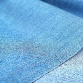 5OZ Cotton Denim Fabric for Sewing 55 Inches Width Entelare(Medium Blue 3Yards)