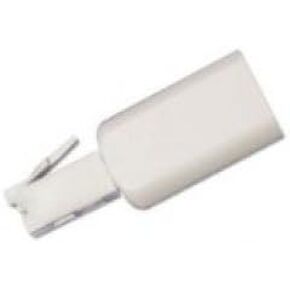 1 x Telephone Cord Detangler - 360 Degree Rotating - White - Phone Cord Detangler (for Deep Recessed Jacks Order Item No B01NBJD9FS) Branded Master Cables Product